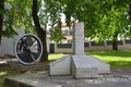 War Memorial in Divaca Royalty Free Stock Photo